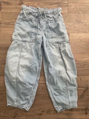 Free People We The Free- silverton pull on barrel jeans